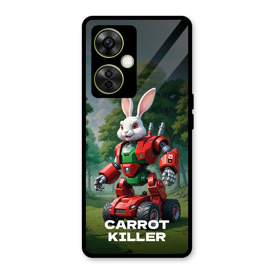 Carrot Killer Glass Back Case for OnePlus Nord CE 3 Lite