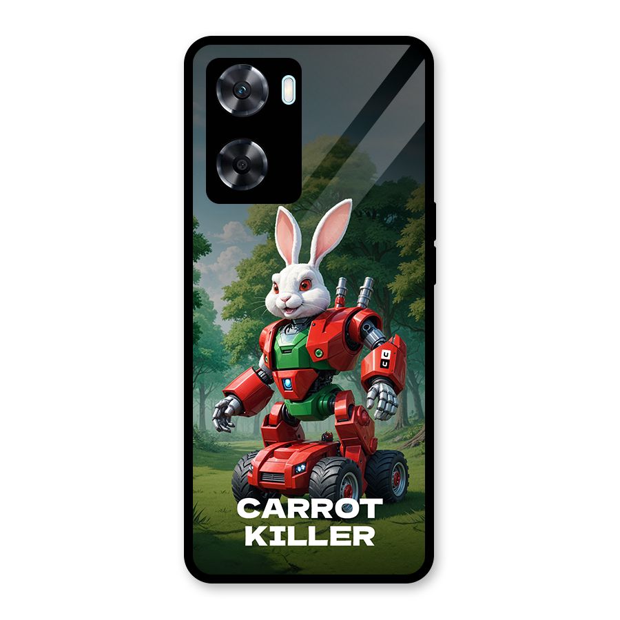 Carrot Killer Glass Back Case for Oppo A77s