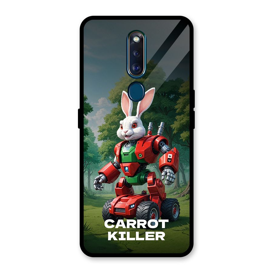 Carrot Killer Glass Back Case for Oppo F11 Pro