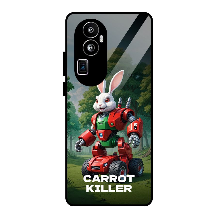 Carrot Killer Glass Back Case for Oppo Reno10 Pro Plus