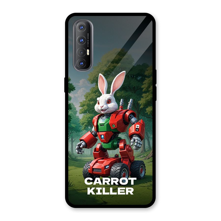 Carrot Killer Glass Back Case for Oppo Reno3 Pro