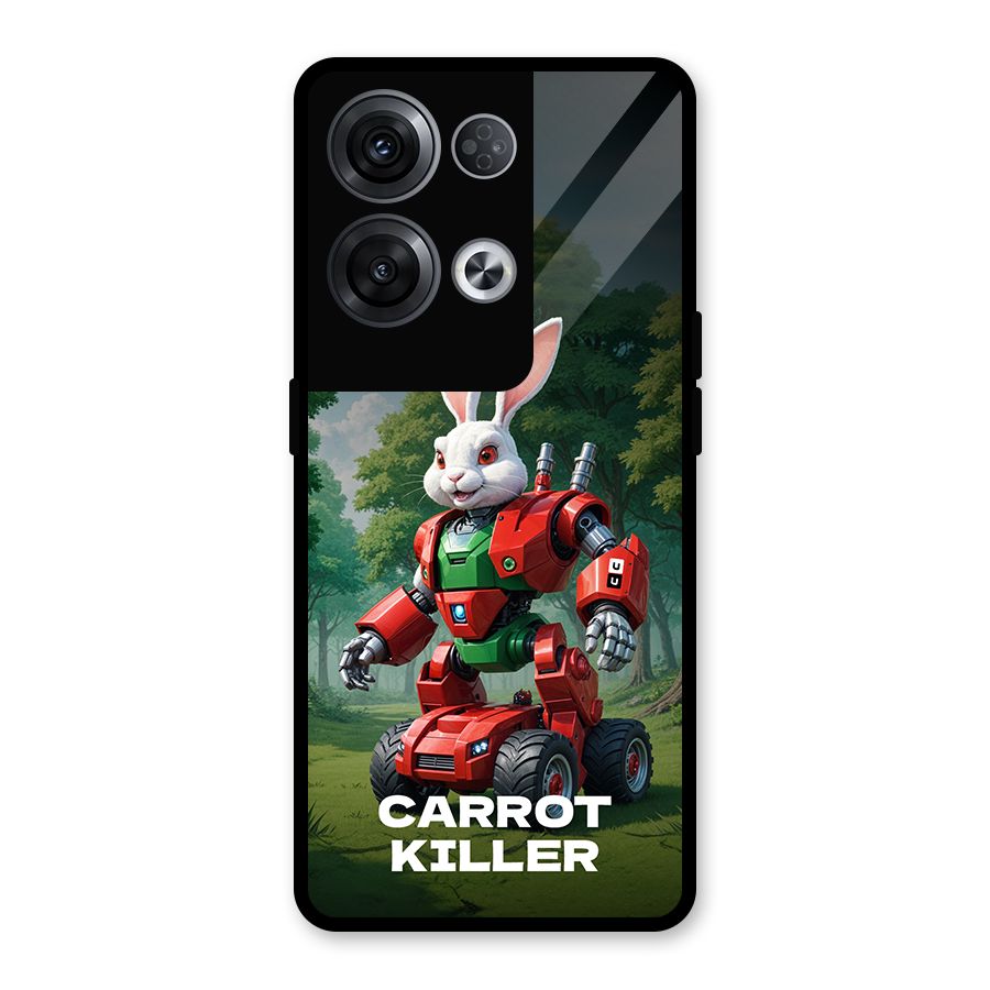 Carrot Killer Glass Back Case for Oppo Reno8 Pro 5G