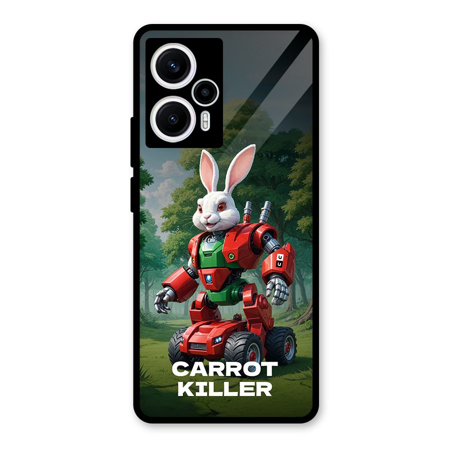 Carrot Killer Glass Back Case for Poco F5