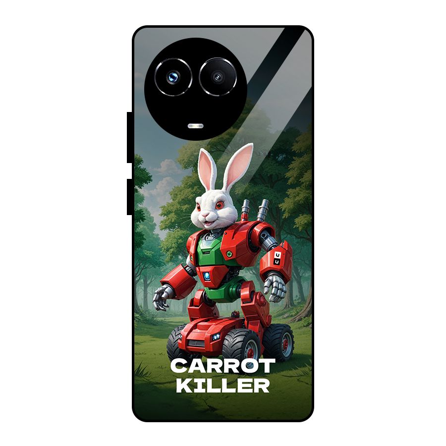 Carrot Killer Glass Back Case for Realme 11X