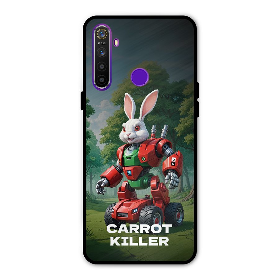 Carrot Killer Glass Back Case for Realme 5s