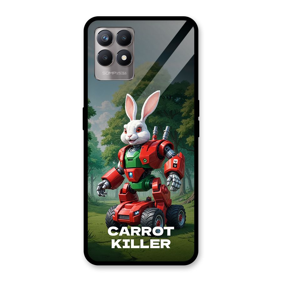 Carrot Killer Glass Back Case for Realme 8i