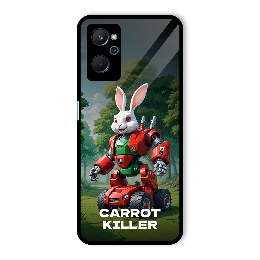 Carrot Killer Glass Back Case for Realme 9i