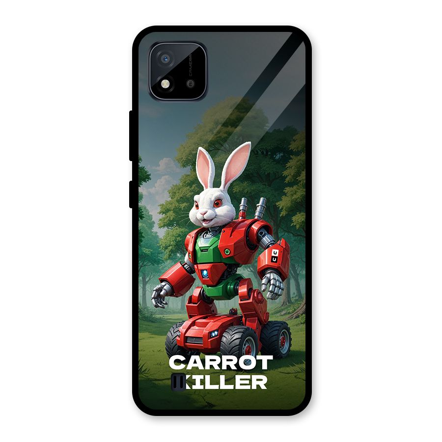 Carrot Killer Glass Back Case for Realme C11 2021