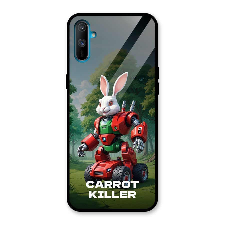 Carrot Killer Glass Back Case for Realme C3