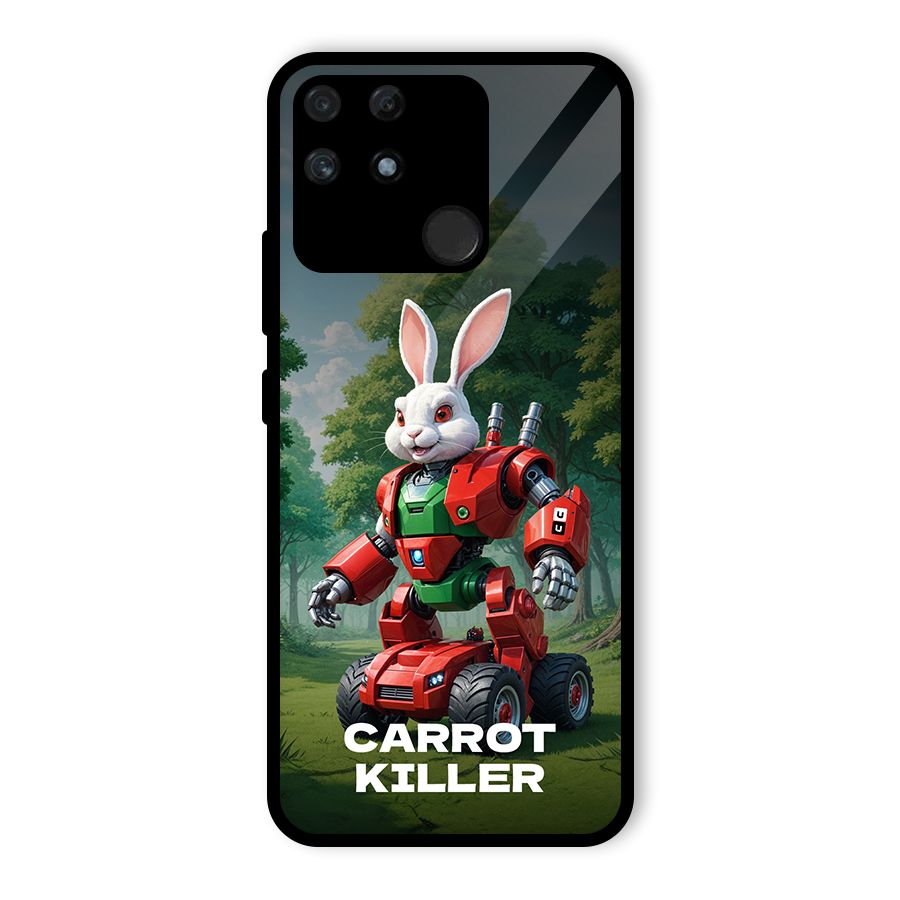 Carrot Killer Glass Back Case for Realme Narzo 50A