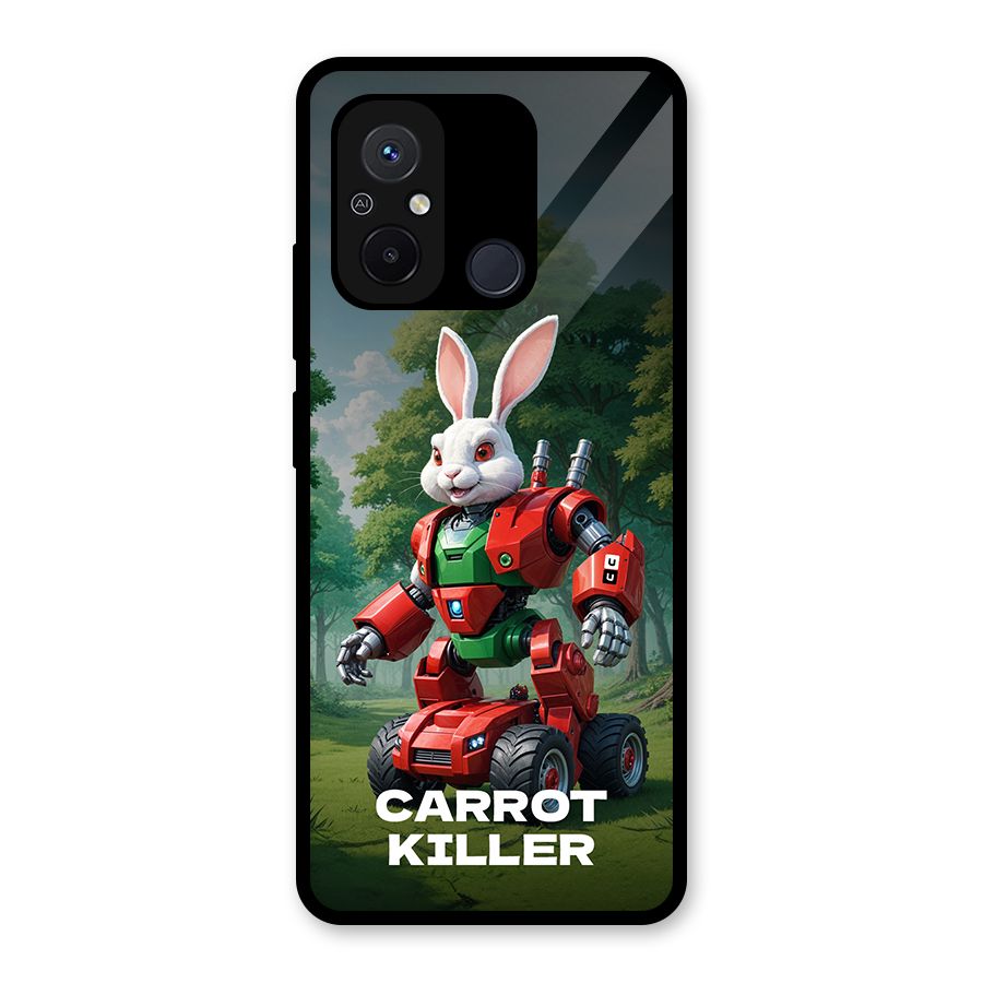 Carrot Killer Glass Back Case for Redmi 12C