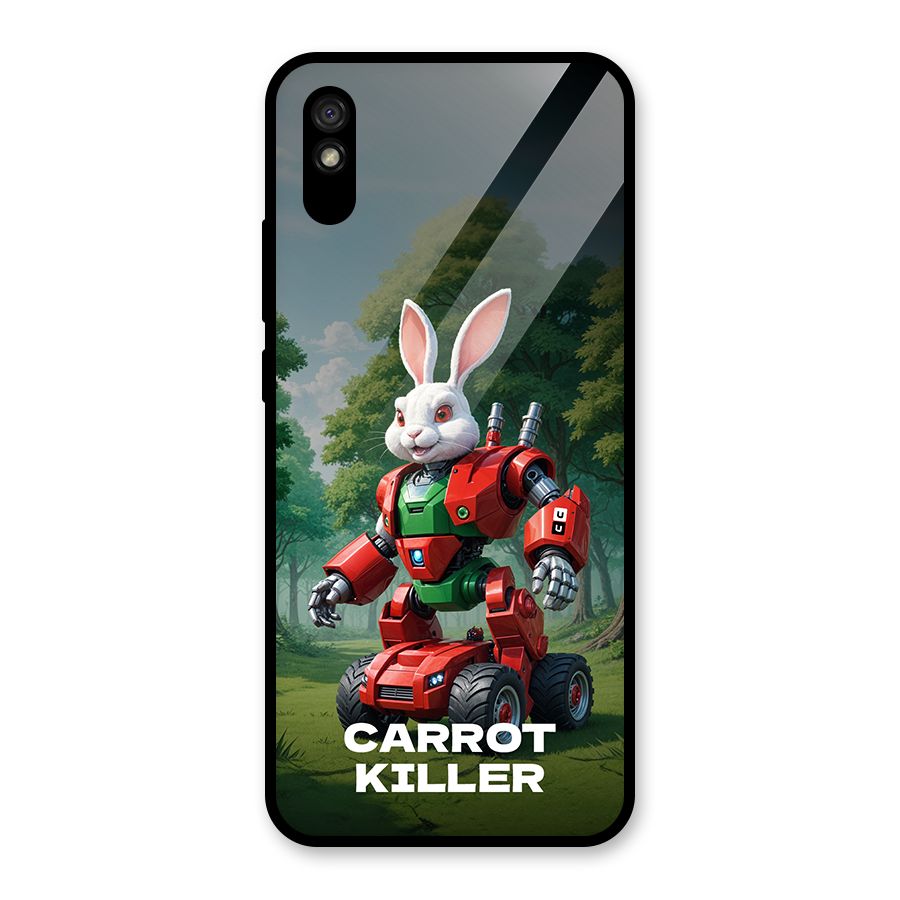 Carrot Killer Glass Back Case for Redmi 9A