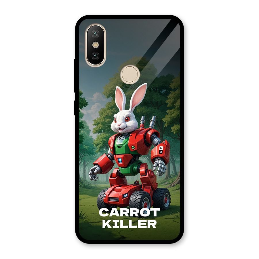 Carrot Killer Glass Back Case for Redmi A2