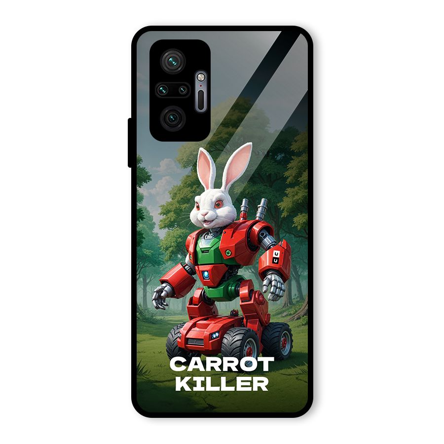 Carrot Killer Glass Back Case for Redmi Note 10 Pro