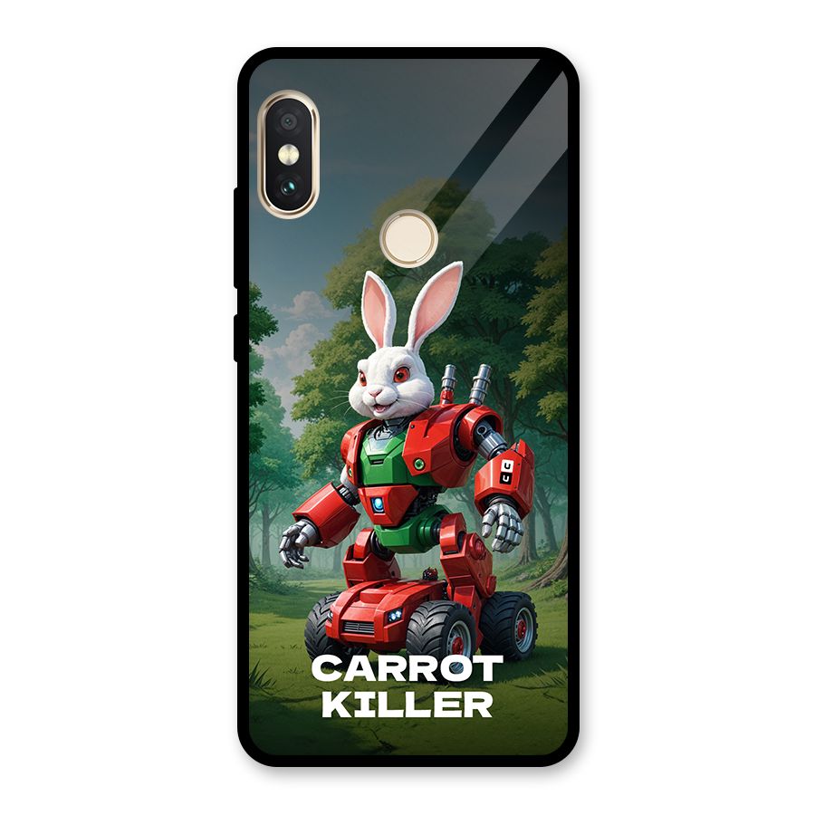 Carrot Killer Glass Back Case for Redmi Note 5 Pro