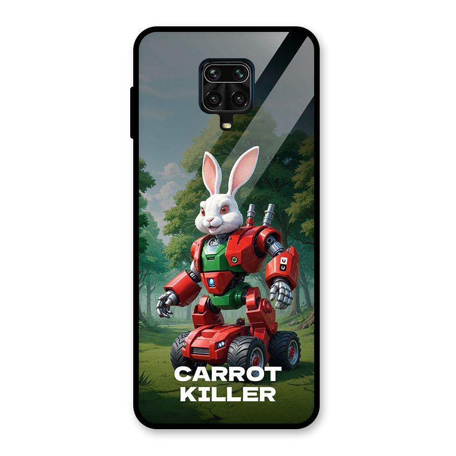 Carrot Killer Glass Back Case for Redmi Note 9 Pro