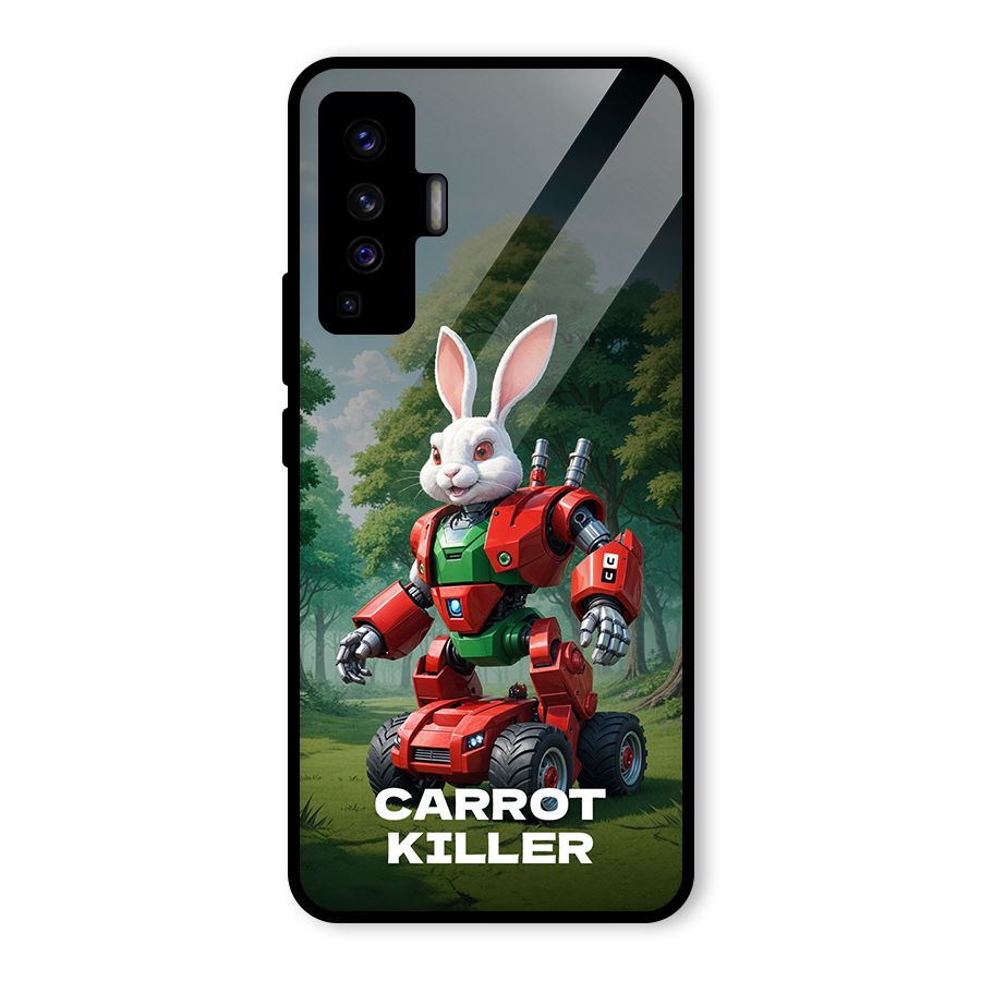 Carrot Killer Glass Back Case for Vivo X50