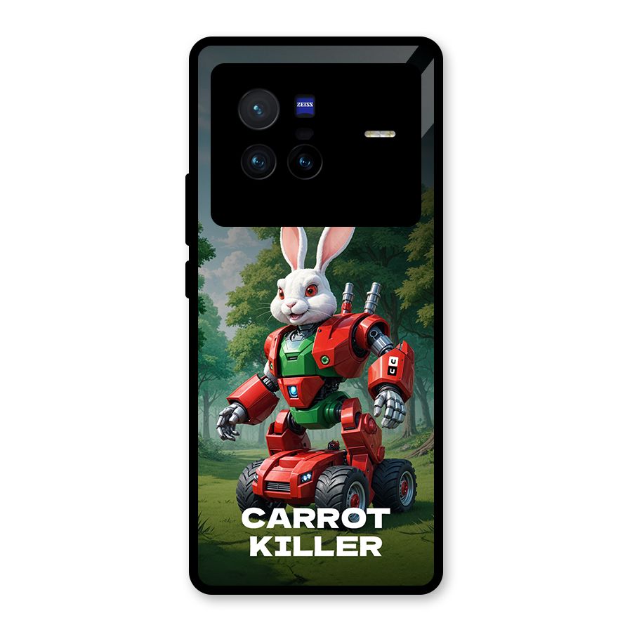 Carrot Killer Glass Back Case for Vivo X80