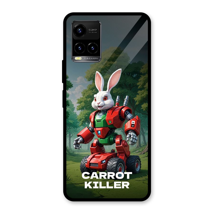 Carrot Killer Glass Back Case for Vivo Y21T