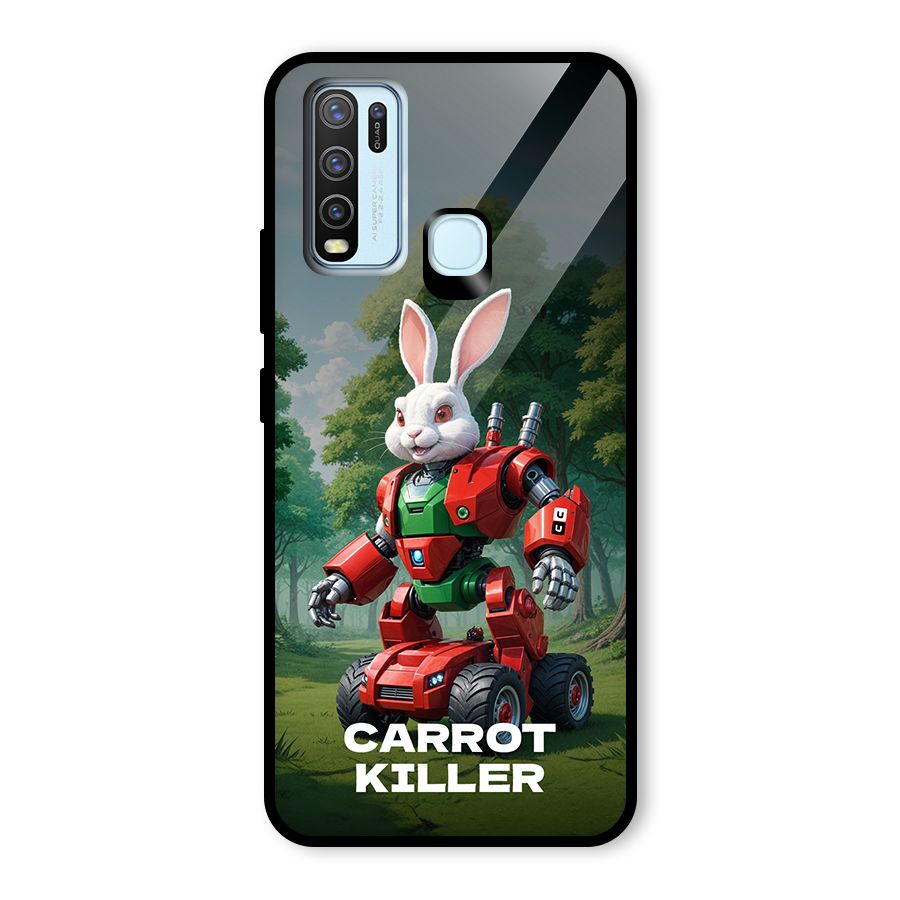 Carrot Killer Glass Back Case for Vivo Y30