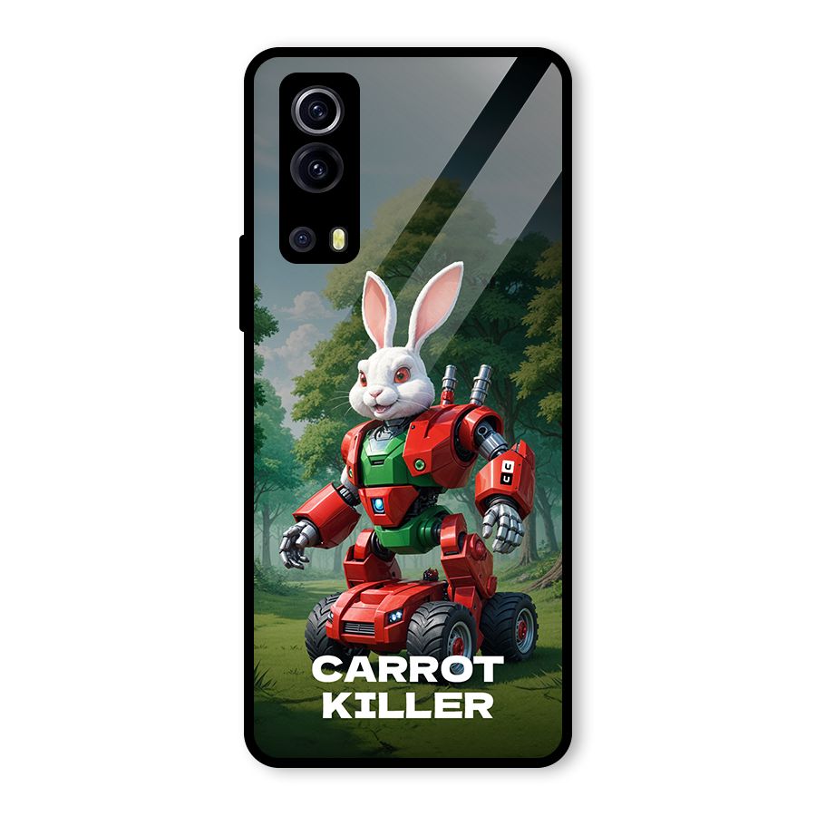 Carrot Killer Glass Back Case for Vivo iQOO Z3