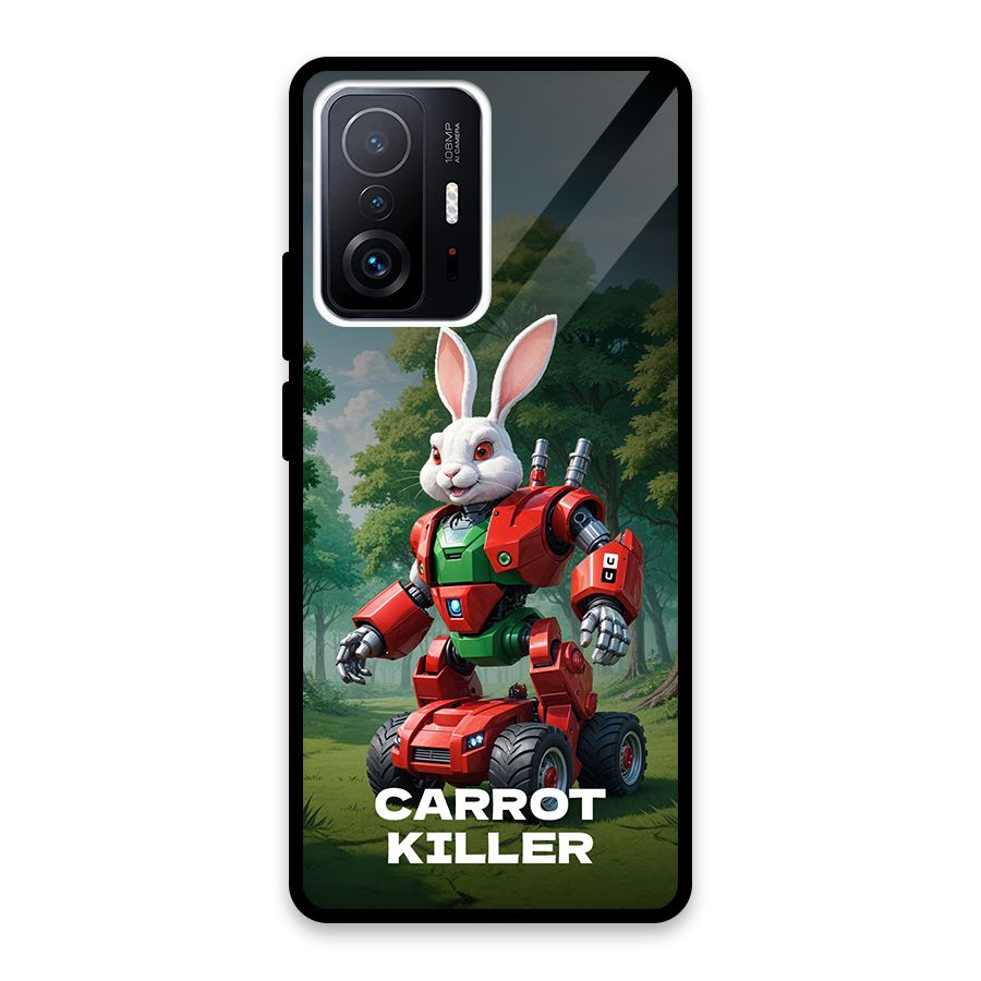 Carrot Killer Glass Back Case for Xiaomi 11T Pro