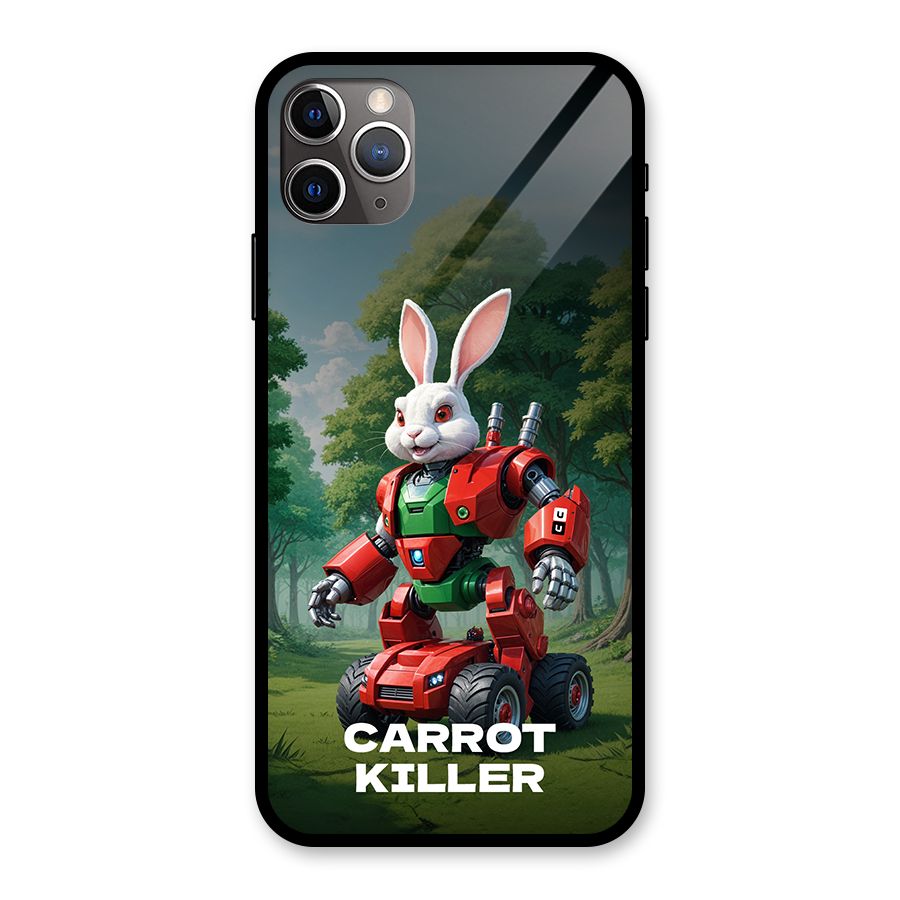 Carrot Killer Glass Back Case for iPhone 11 Pro Max