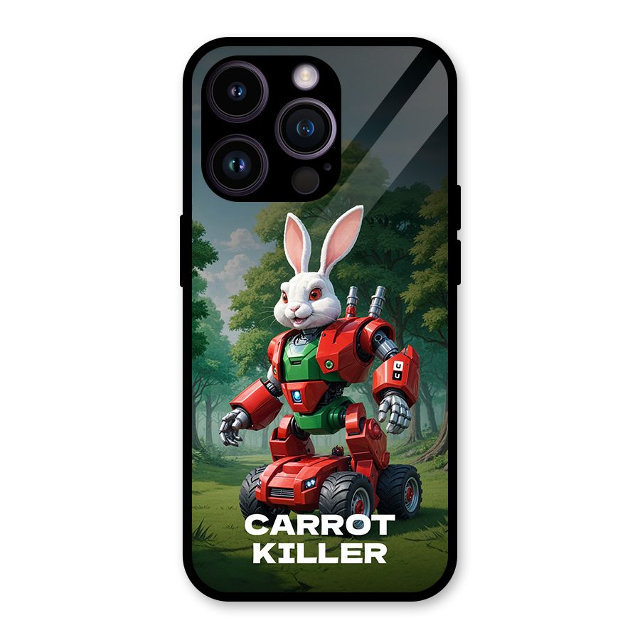 Carrot Killer Glass Back Case for iPhone 14 Pro
