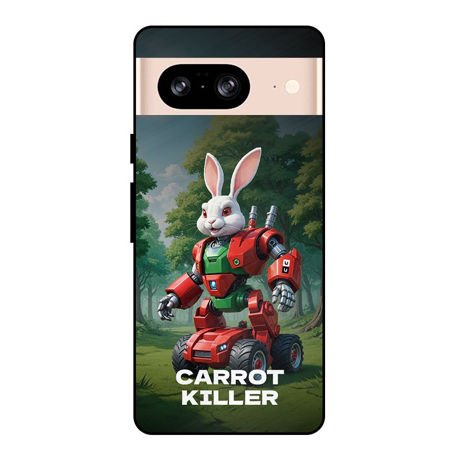 Carrot Killer Metal Back Case for Google Pixel 8