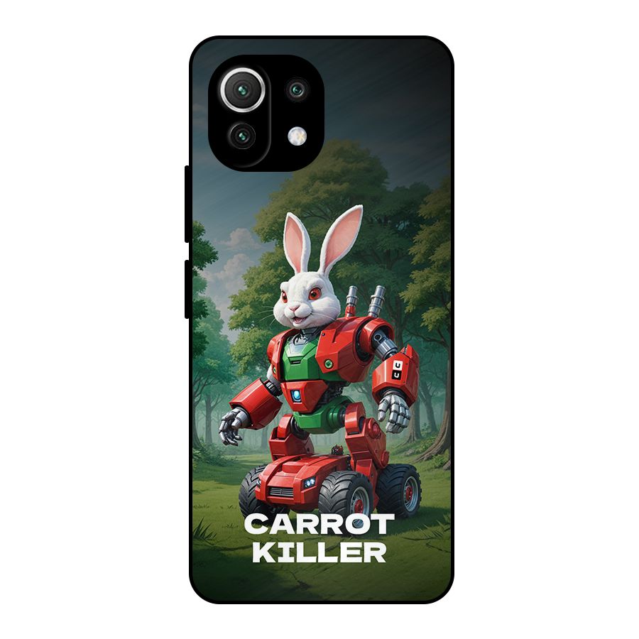 Carrot Killer Metal Back Case for Mi 11 Lite