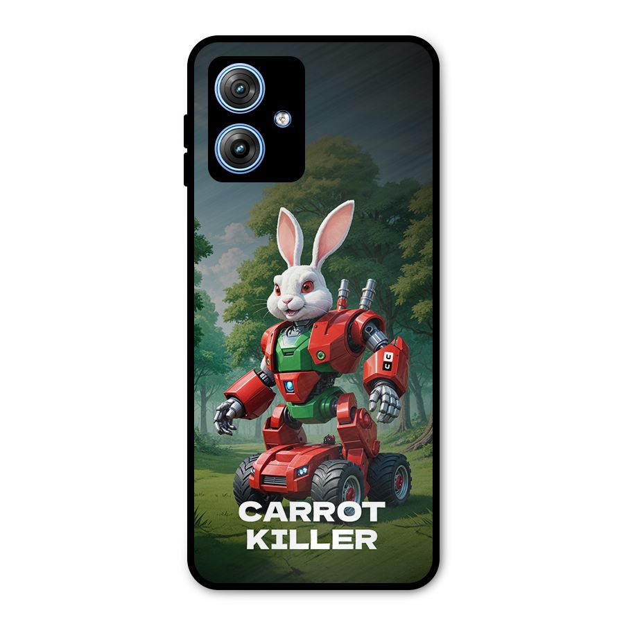Carrot Killer Metal Back Case for Moto G54