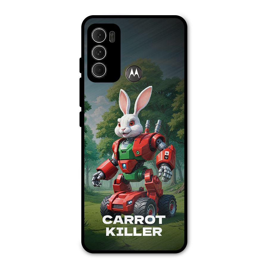 Carrot Killer Metal Back Case for Moto G60