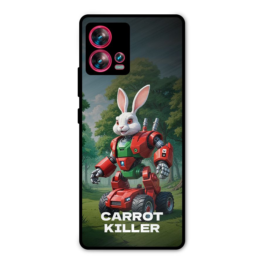 Carrot Killer Metal Back Case for Motorola Edge 30 Fusion