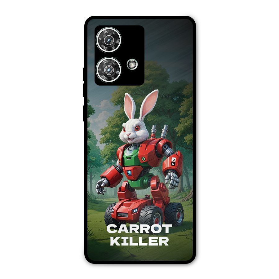 Carrot Killer Metal Back Case for Motorola Edge 40 Neo