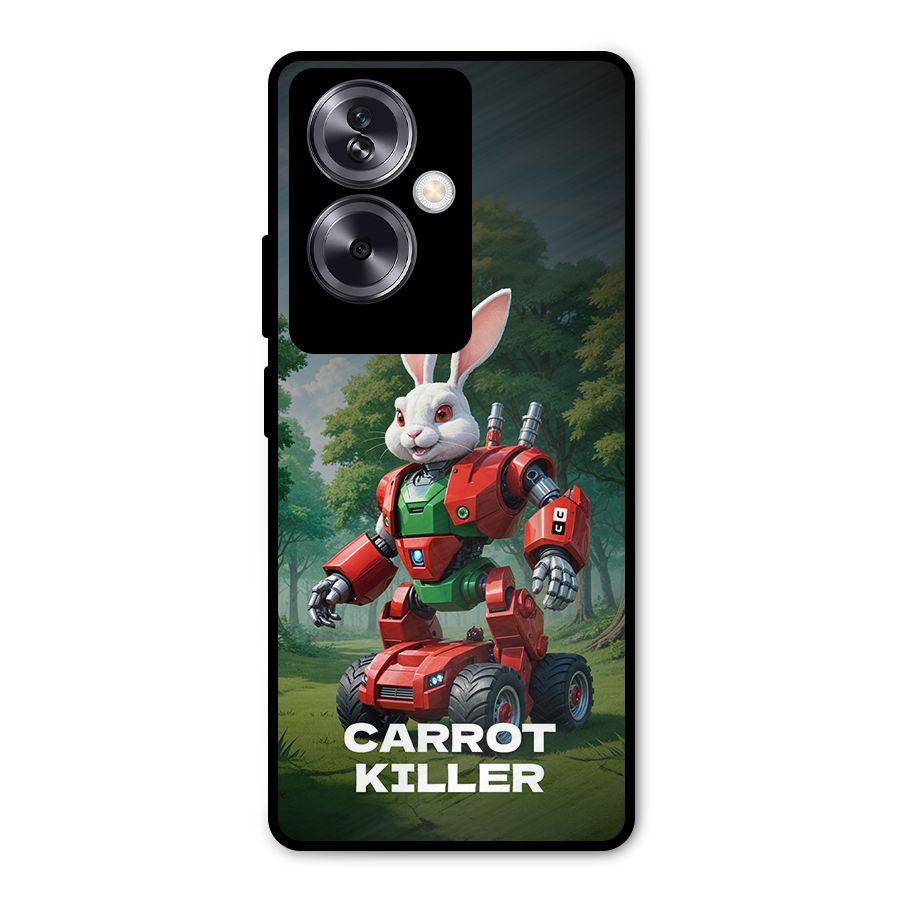 Carrot Killer Metal Back Case for Oppo A79 5G