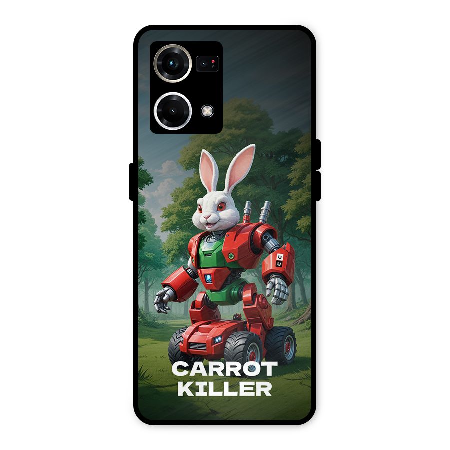 Carrot Killer Metal Back Case for Oppo F21 Pro 4G