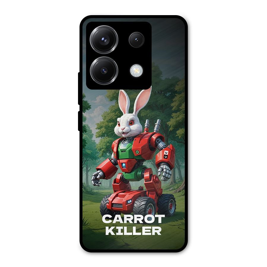 Carrot Killer Metal Back Case for Poco X6