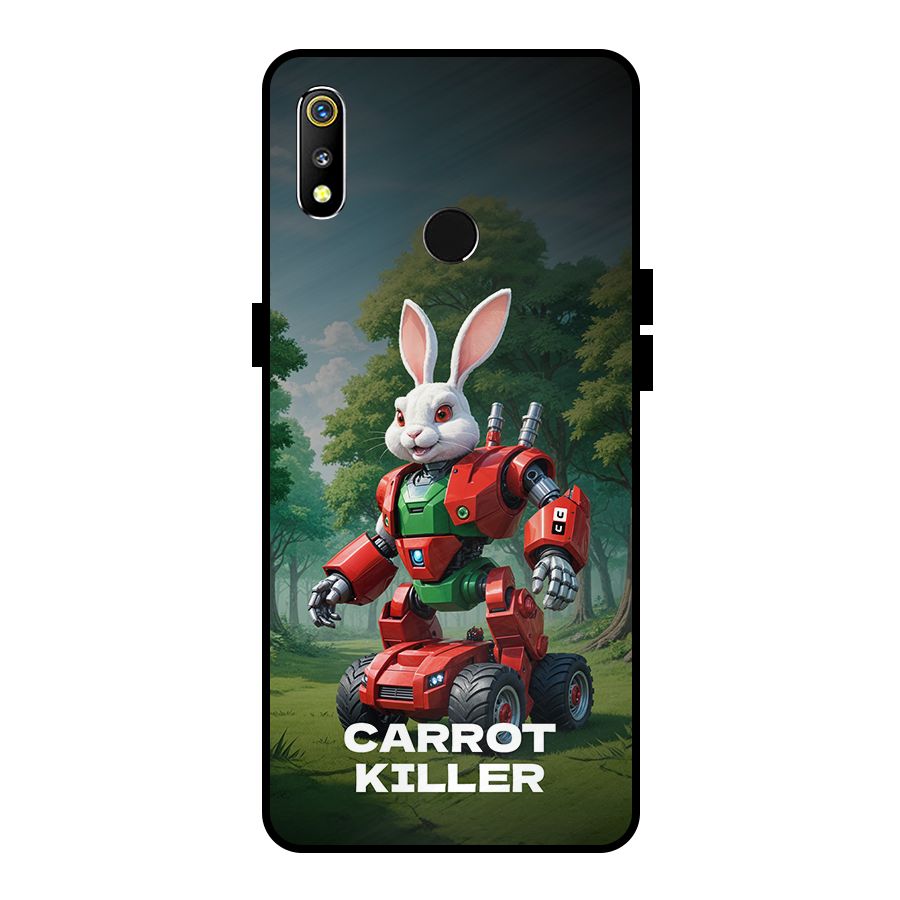 Carrot Killer Metal Back Case for Realme 3