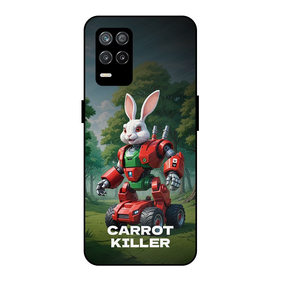 Carrot Killer Metal Back Case for Realme 8 5G