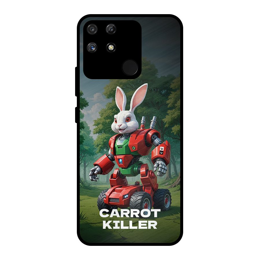Carrot Killer Metal Back Case for Realme Narzo 50A