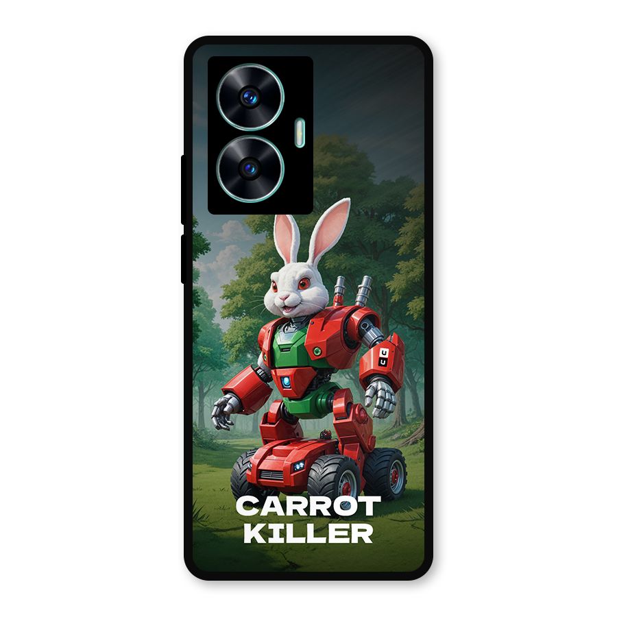 Carrot Killer Metal Back Case for Realme Narzo N55