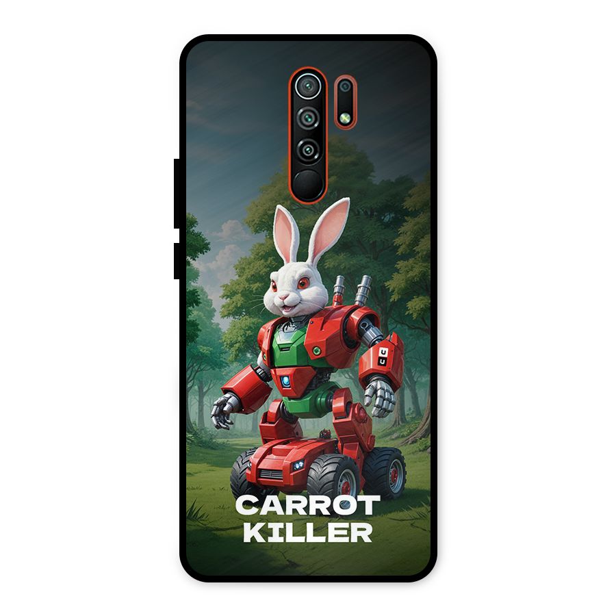 Carrot Killer Metal Back Case for Redmi 9 Prime