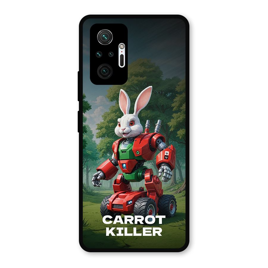 Carrot Killer Metal Back Case for Redmi Note 10 Pro Max