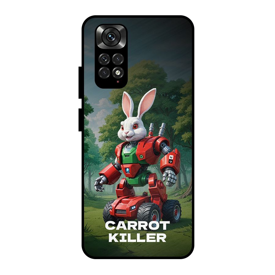 Carrot Killer Metal Back Case for Redmi Note 11 Pro Plus 5G