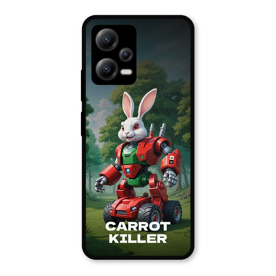 Carrot Killer Metal Back Case for Redmi Note 12 5G