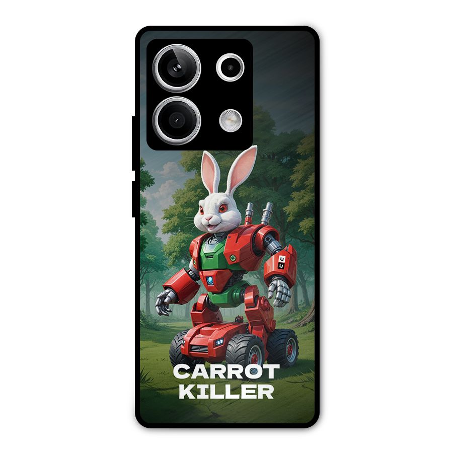 Carrot Killer Metal Back Case for Redmi Note 13 5G