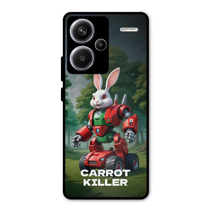 Carrot Killer Metal Back Case for Redmi Note 13 Pro Plus