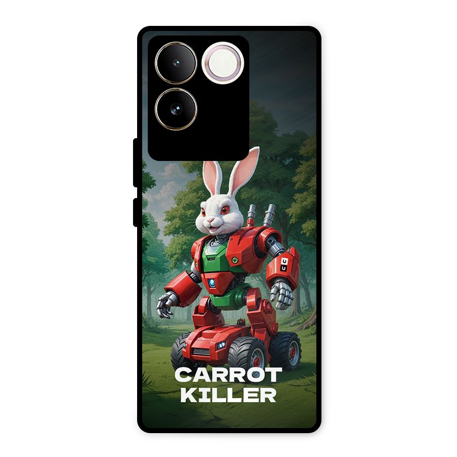 Carrot Killer Metal Back Case for Vivo T2 Pro