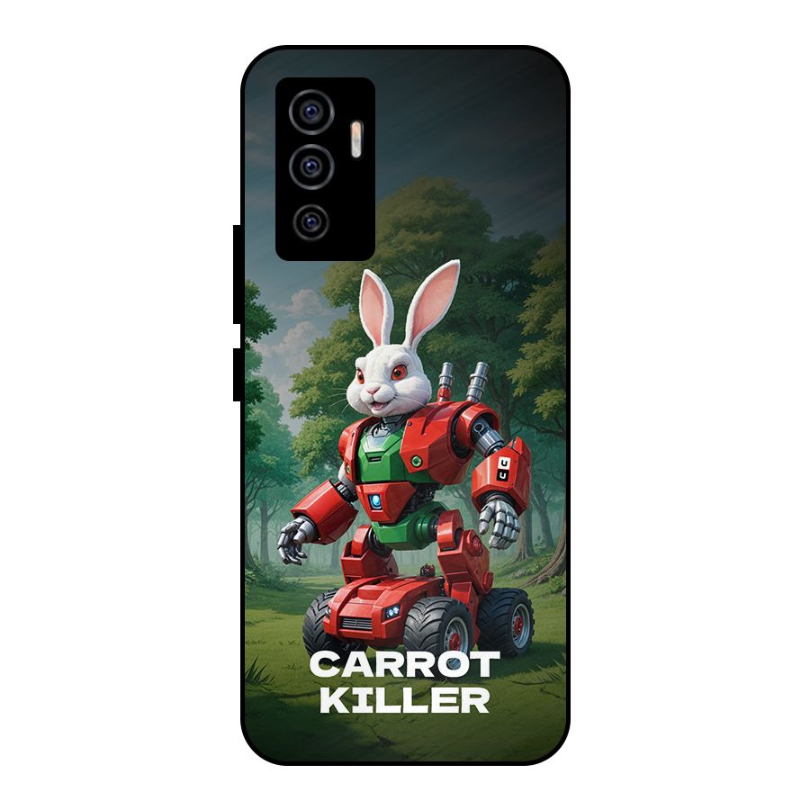Carrot Killer Metal Back Case for Vivo V23e