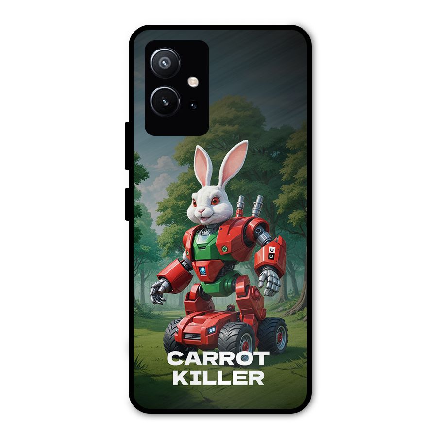 Carrot Killer Metal Back Case for Vivo Y75 5G
